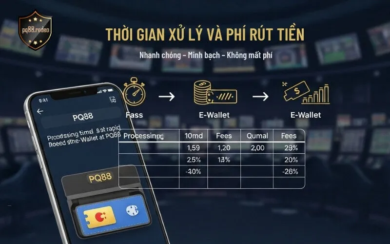 Thời Gian Xử Lý Và Phí Rút Tiền