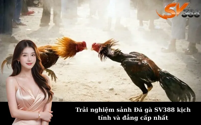 Trải nghiệm sảnh Đá gà SV388 kịch tính và đẳng cấp nhất
